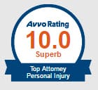 Avvo Rating 10.0 - Superb - Top Attorney Personal Injury