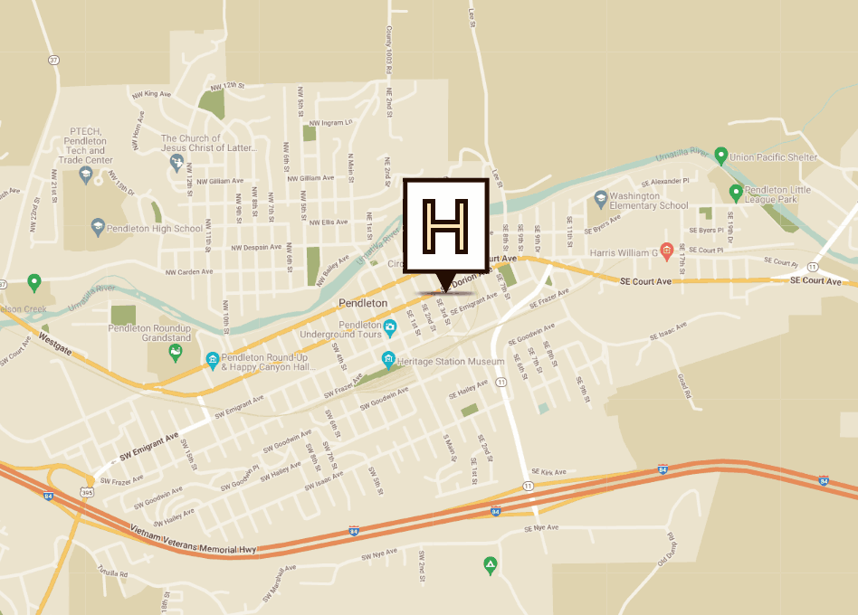 Hill Law Office location map